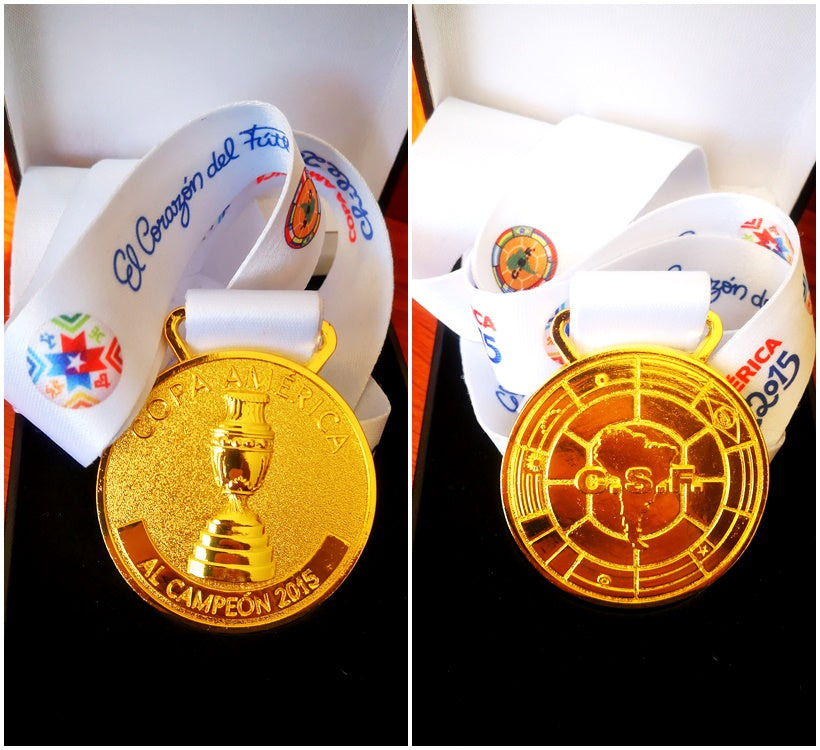 Medalla Campeón Copa América 2015 (Chile 🇨🇱).