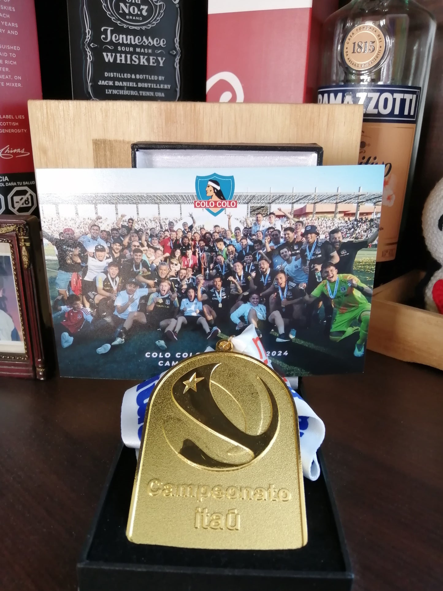 1. *Medalla Campeón Colo Colo 2024. (Medalla + Caja + 2 Fotos + 1  FotoBook).