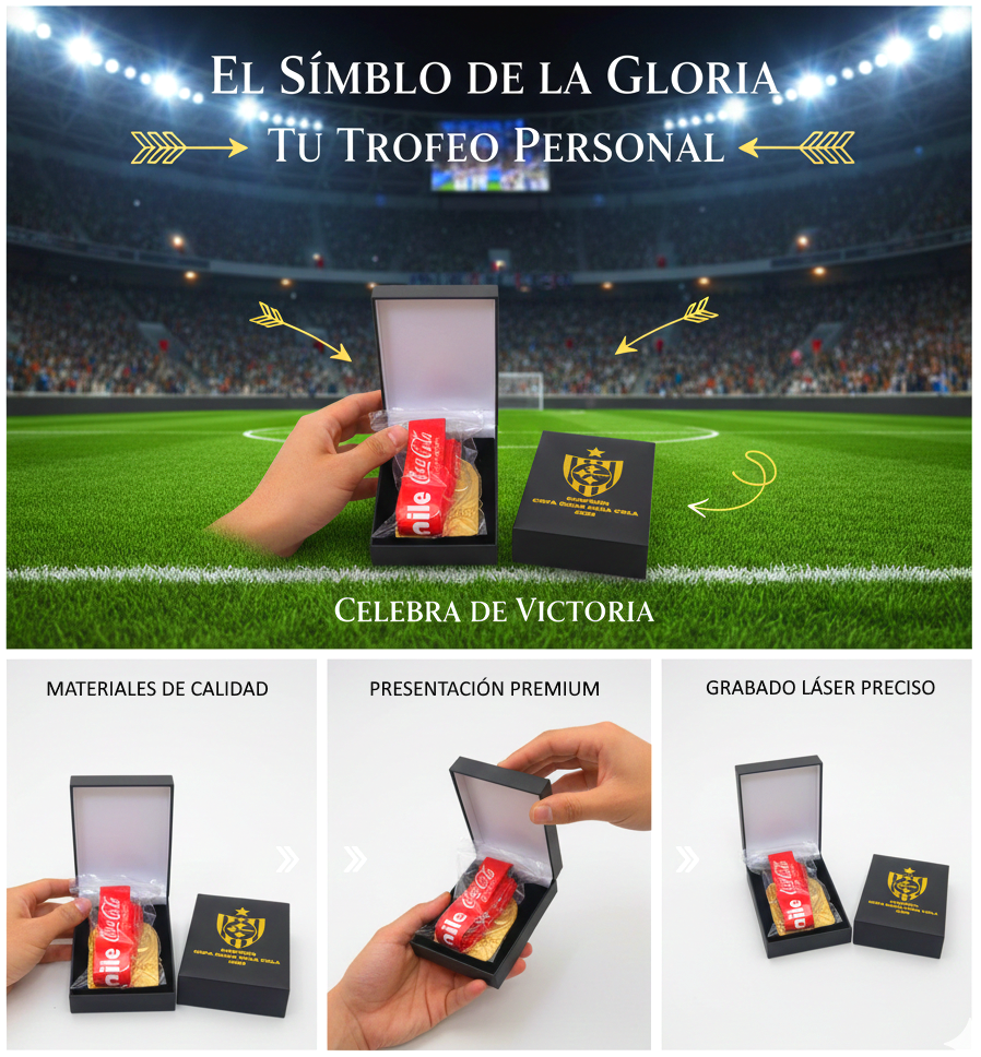 *🔥 PREVENTA OFICIAL – MEDALLA CAMPEON COPA CHILE 2025 🔥 HUACHIPATO