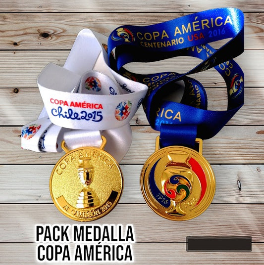 1. Pack Chile 🇨🇱 Campeón: Medallas Copa América 2015/2016.